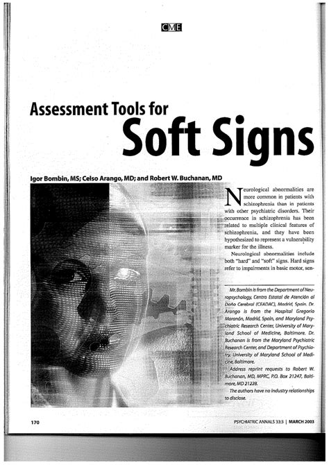 neurological soft signs test|behavior soft sign.